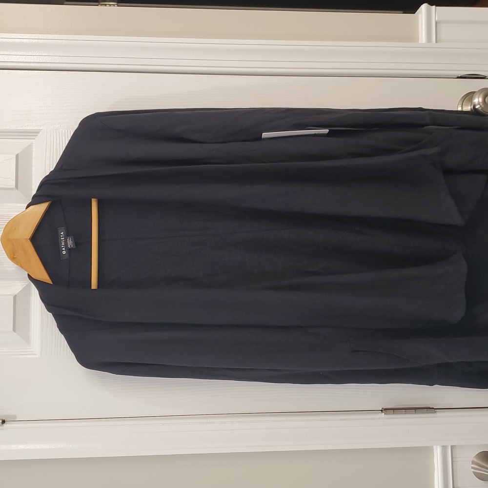 Athleta Black Open Front Pranayama Wrap BN